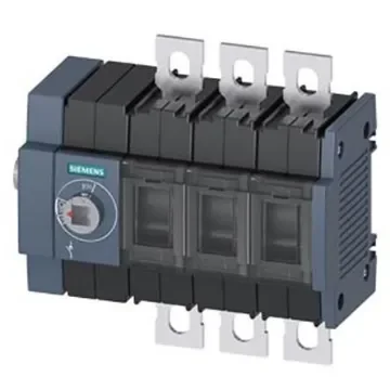 Siemens 3 Pole DIN Rail Switch Disconnector - 100A Maximum Current, 55kW Power Rating, IP00, IP20 - 3KD3034-0NE10-0 product image
