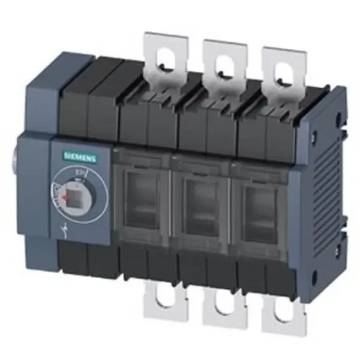 Siemens 3 Pole DIN Rail Switch Disconnector - 100A Maximum Current, 55kW Power Rating, IP00, IP20 - 3KD3034-0NE10-0 product image