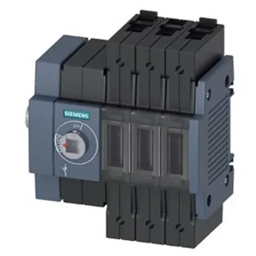 Siemens 3 Pole DIN Rail Switch Disconnector - 100A Maximum Current, 55kW Power Rating, IP20 - 3KD3034-2ME10-0 product image