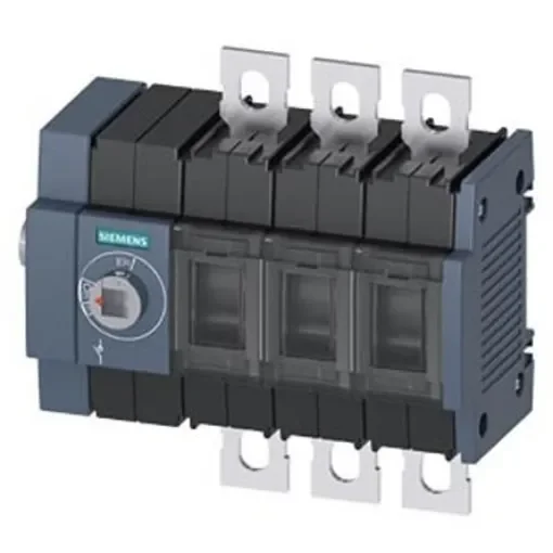 Siemens 3 Pole DIN Rail Switch Disconnector - 125A Maximum Current, 75kW Power Rating, IP00, IP20 - 3KD3234-0NE10-0 product image