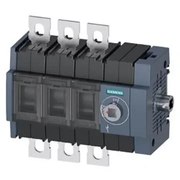 Siemens 3 Pole DIN Rail Switch Disconnector - 125A Maximum Current, 75kW Power Rating, IP00, IP20 - 3KD3234-0NE40-0 product image