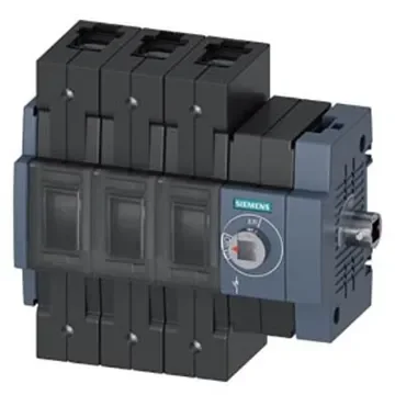 Siemens 3 Pole DIN Rail Switch Disconnector - 125A Maximum Current, 75kW Power Rating, IP20 - 3KD3234-2NE40-0 product image