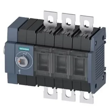 Siemens 3 Pole DIN Rail Switch Disconnector - 160A Maximum Current, 110kW Power Rating, IP00, IP20 - 3KD3434-0NE10-0 product image