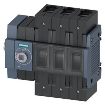 Siemens 3 Pole DIN Rail Switch Disconnector - 160A Maximum Current, 110kW Power Rating, IP20 - 3KD3434-2NE10-0 product image