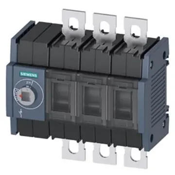 Siemens 3 Pole DIN Rail Switch Disconnector - 250A Maximum Current, 110kW Power Rating, IP00, IP20 - 3KD3830-0NE10-0 product image