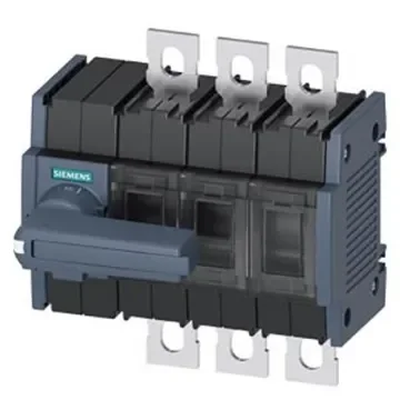 Siemens 3 Pole DIN Rail Switch Disconnector - 250A Maximum Current, 110kW Power Rating, IP00, IP20 - 3KD3832-0NE10-0 product image