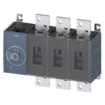Siemens 3 Pole Fixed Switch Disconnector - 1000A Maximum Current, 710kW Power Rating, IP00, IP20 - 3KD5034-0RE10-0 product image