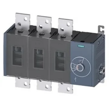 Siemens 3 Pole Fixed Switch Disconnector - 1000A Maximum Current, 710kW Power Rating, IP00, IP20 - 3KD5034-0RE40-0 product image