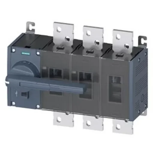 Siemens 3 Pole Fixed Switch Disconnector - 1600A Maximum Current, 1000kW Power Rating, IP00, IP20 - 3KD5432-0RE10-0 product image