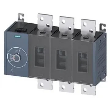 Siemens 3 Pole Fixed Switch Disconnector - 1600A Maximum Current, 1000kW Power Rating, IP00, IP20 - 3KD5434-0RE10-0 product image