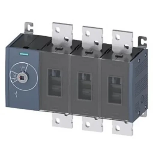 Siemens 3 Pole Fixed Switch Disconnector - 2000A Maximum Current, 1000kW Power Rating, IP00, IP20 - 3KD5630-0RE10-0 product image