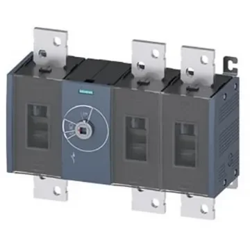 Siemens 3 Pole Fixed Switch Disconnector - 2000A Maximum Current, 1000kW Power Rating, IP00, IP20 - 3KD5630-0RE20-0 product image