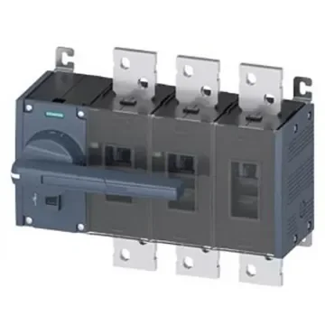 Siemens 3 Pole Fixed Switch Disconnector - 2000A Maximum Current, 1000kW Power Rating, IP00, IP20 - 3KD5632-0RE10-0 product image