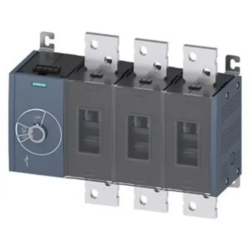 Siemens 3 Pole Fixed Switch Disconnector - 2000A Maximum Current, 1000kW Power Rating, IP00, IP20 - 3KD5634-0RE10-0 product image