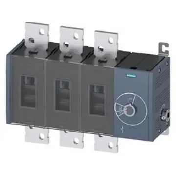 Siemens 3 Pole Fixed Switch Disconnector - 2000A Maximum Current, 1000kW Power Rating, IP00, IP20 - 3KD5634-0RE40-0 product image