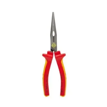 CK 431014 Flat Nose Plier, 200 mm Overall, Straight Tip, VDE/1000V, 200mm Jaw product image