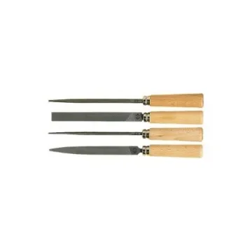 CK 160mm, Second Cut, Flat, Round, Triangular Engineers File With Soft-Grip Handle - T0119 product image