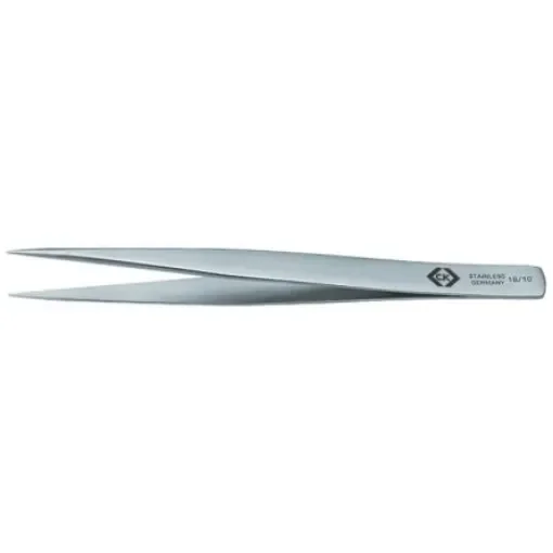 CK 130 mm, Stainless Steel, Fine, Straight, Tweezer - T2318 product image