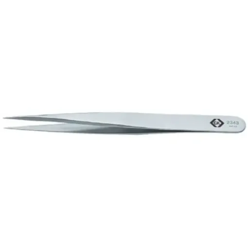 CK 130 mm, Stainless Steel, Fine, Straight, Tweezer - T2343 product image