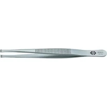 CK 115 mm, Stainless Steel, Rounded, ESD Tweezer - T2351 product image