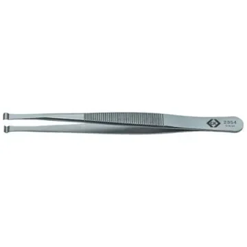 CK 115 mm, Stainless Steel, Rounded, ESD Tweezer - T2354 product image