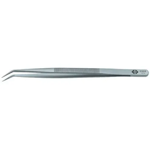 CK 150 mm, Stainless Steel, Bent, ESD Tweezer - T2359 product image