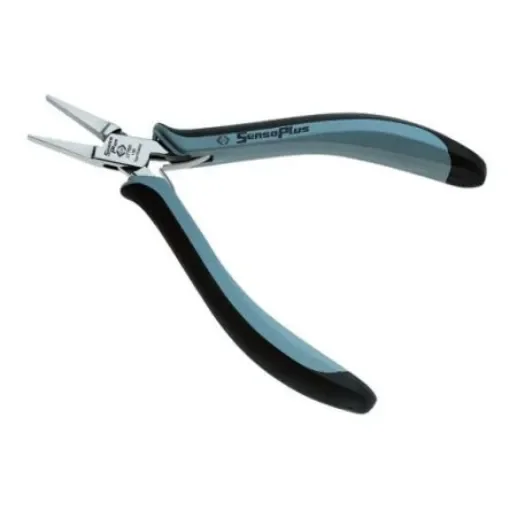 CK T3770 1D120 Flat Nose Plier, 120 mm Overall, Straight Tip, 20mm Jaw, ESD product image