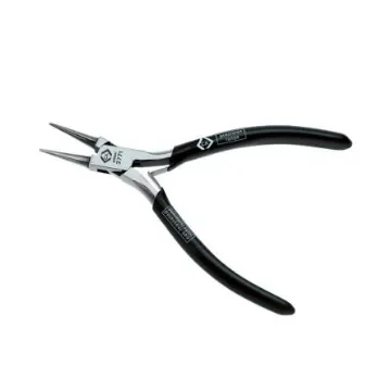 CK T3771 Round Nose Pliers, 120 mm Overall, Straight Tip, 23mm Jaw product image