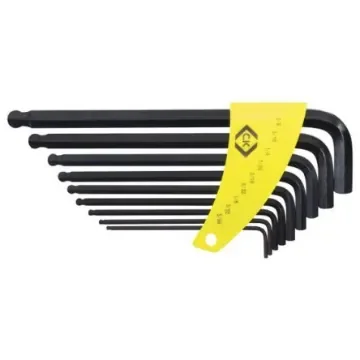 CK 9 piece L Shape Imperial, 1/8 in, 3/8 in, 3/16 in, 3/32 in, 5/16 in, 5/32 in, 5/64 in, 7/32 in - T4444I product image