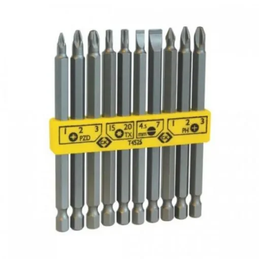 CK Bit Set 10 Pieces, Phillips, Pozidriv, Slotted, Torx - T4525 product image
