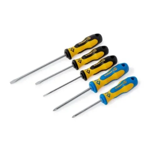 CK Phillips, Slotted Precision Screwdriver Set, 5-Piece, ESD-Safe - T4727 product image