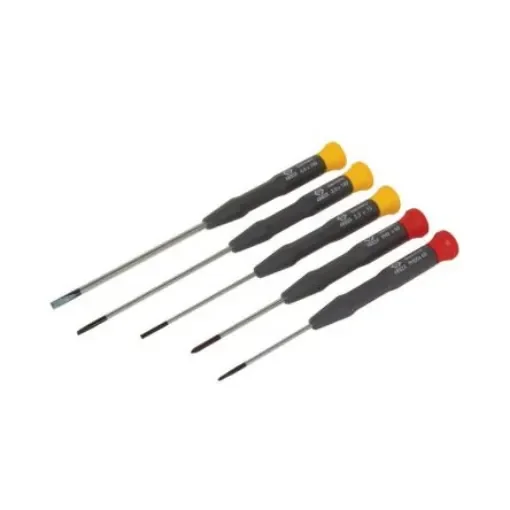 CK Phillips, Slotted Precision Screwdriver Set, 5-Piece - T4880X/5 product image