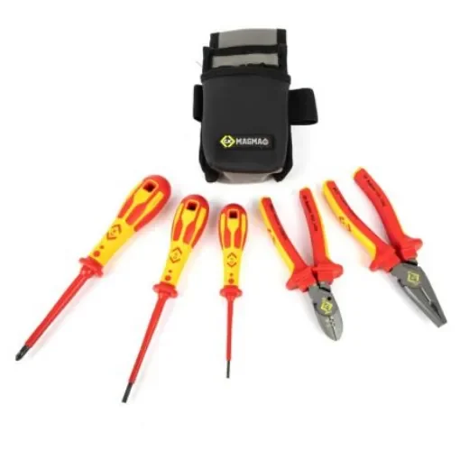 CK 5 Piece Essential Tool Kit Tool Kit with Pouch, VDE Approved - T5980 product image