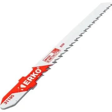 ERKO, 10 Teeth Per Inch Wood 75mm Cutting Length Jigsaw Blade, Pack of 5 - 31105 product image