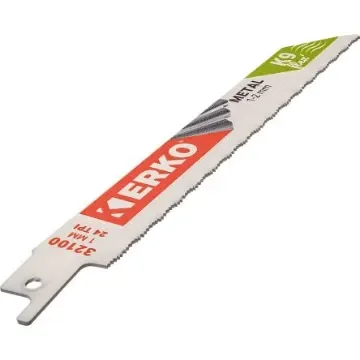 ERKO, 24 Teeth Per Inch Metal 150mm Cutting Length Reciprocating Saw Blade, Pack of 25 - 32100-B product image