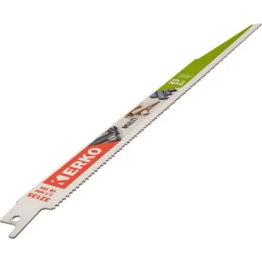 ERKO, 10 Teeth Per Inch Multiple Materials 300mm Cutting Length Reciprocating Saw Blade, Pack of 5 - 32135 product image