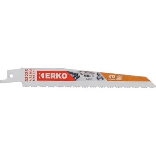 ERKO, 6, 10 Teeth Per Inch Multiple Materials 150mm Cutting Length Reciprocating Saw Blade, Pack of 5 - 32235 product image