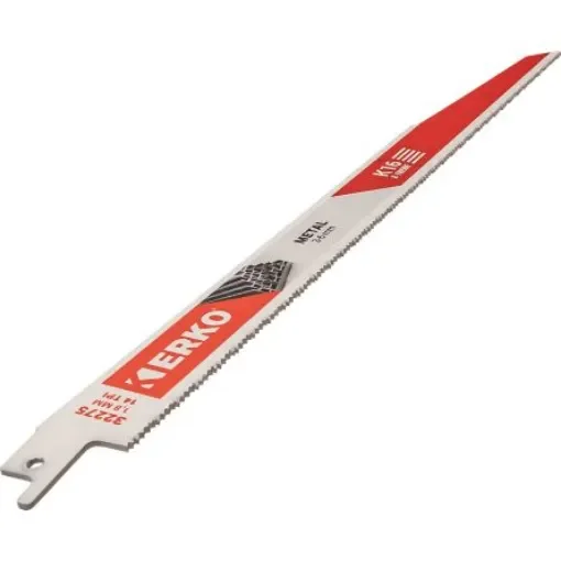 ERKO, 14 Teeth Per Inch Metal 300mm Cutting Length Reciprocating Saw Blade, Pack of 5 - 32275 product image