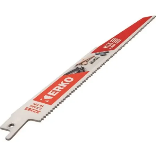 ERKO, 10 Teeth Per Inch Multiple Materials 228mm Cutting Length Reciprocating Saw Blade, Pack of 5 - 32285 product image