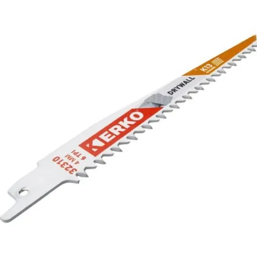 ERKO, 6 Teeth Per Inch Plaster Board 150mm Cutting Length Reciprocating Saw Blade, Pack of 25 - 32310-B product image