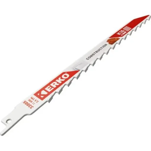 ERKO, 2.5 Teeth Per Inch Concrete, Marble, Steel 235mm Cutting Length Reciprocating Saw Blade, Pack of 1 - 33005 product image
