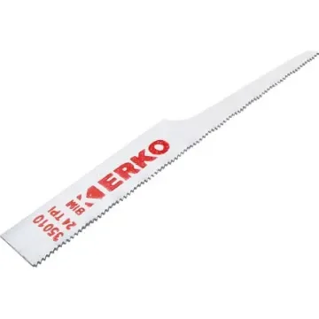 ERKO, 24 Teeth Per Inch Metal 100mm Cutting Length Air Saber Saw Blade, Pack of 10 - 35010 product image