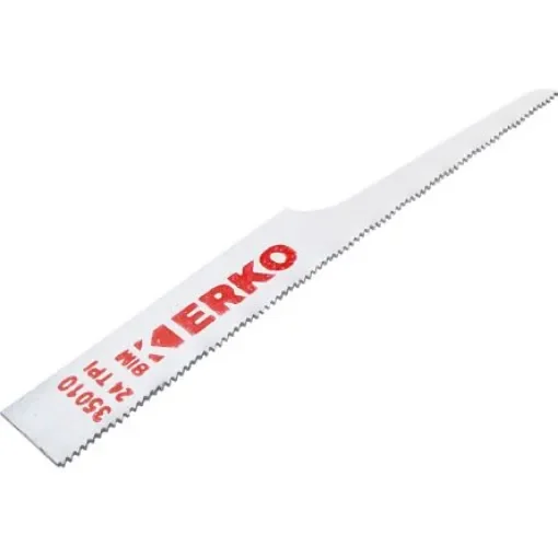 ERKO, 24 Teeth Per Inch Metal 100mm Cutting Length Air Saber Saw Blade, Pack of 100 - 35110 product image