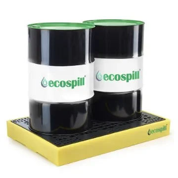 Ecospill Ltd Polyethylene Drum Pallet for Chemical, 130L Capacity - P3281209 product image