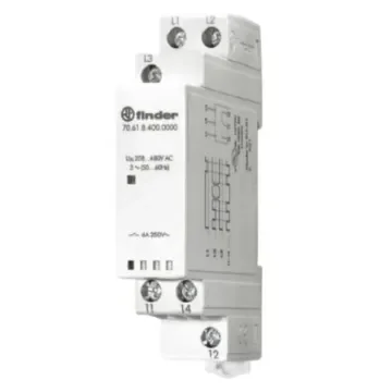 Finder Voltage NFC Monitoring Relay, Three Phase, SPDT, DIN Rail - 70.61.8.400.P000 product image