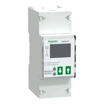 Schneider Electric A9MEM2455 Power Meter, 100A ac max, 100A dc max product image