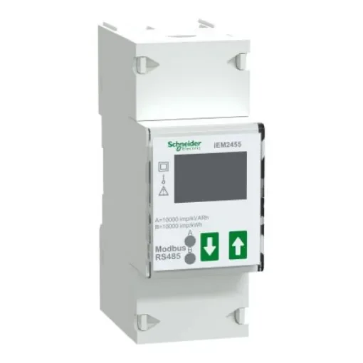 Schneider Electric A9MEM2455 Power Meter, 100A ac max, 100A dc max product image
