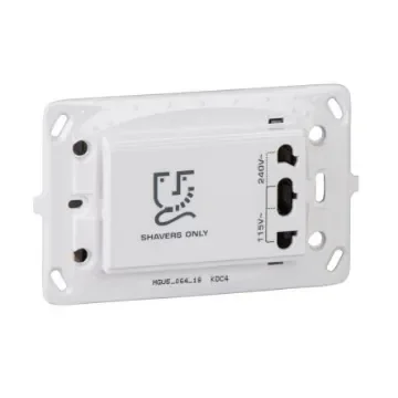 Schneider Electric White 1 Gang Shaver Socket - MGU5.064.18 product image