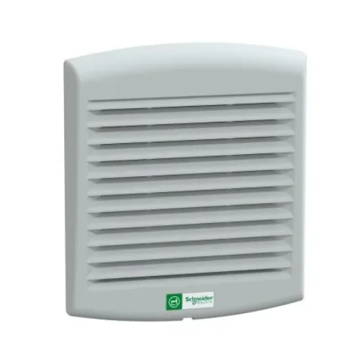 Schneider Electric Grey Injected Thermoplastic (ASA PC) Fan Filter, Parallel Slat, 170 x 150 x 62mm - NSYCVF85M115PF product image