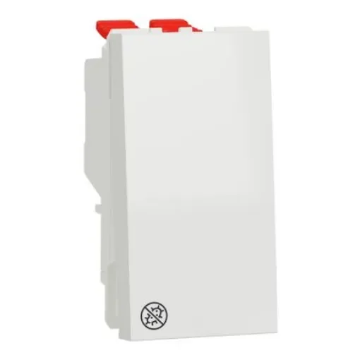 Schneider Electric White Rocker Switch, 1 Gang, New Unica - NU310520 product image